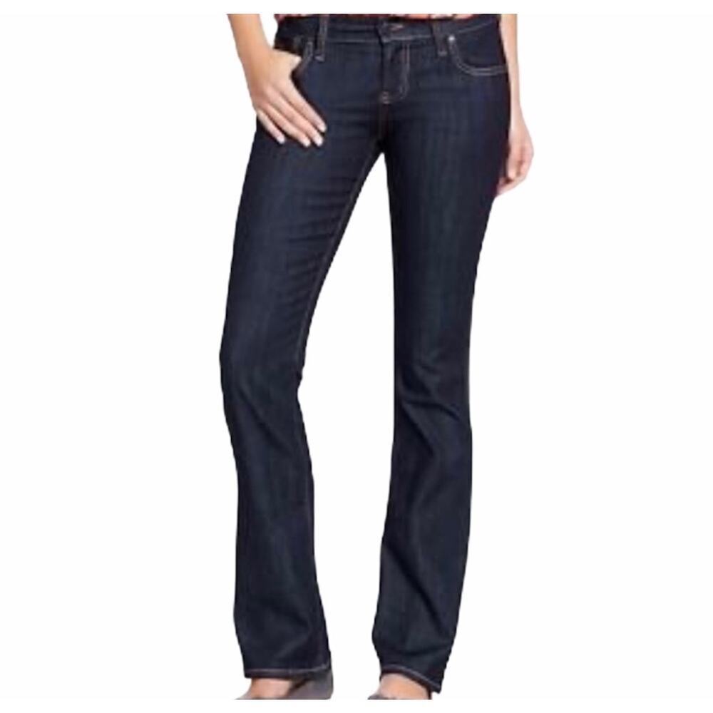 Old Navy Jeans Women’s 14 R The Diva Bootcut Lowest Rise Dark Wash Denim Stretch